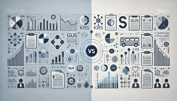 Źródła danych o spółkach – GUS vs KRS